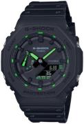 Casio Herreur GA-2100-1A3ER G-Shock Sort/Resinplast Ø45.4 mm