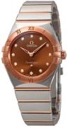 Omega Dameur 131.20.28.60.63.001 Constellation Quartz 28Mm Brun/18