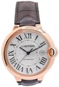 Cartier Herreur WGBB0017 Ballon Blue Sølvfarvet/Læder Ø42 mm