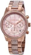 Michael Kors Dameur MK6485 Ritz Rosa guldfarvet/Rosaguldtonet stål