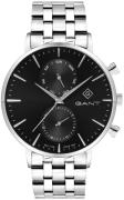 Gant Herreur G121012 Park Hill Sort/Stål Ø44 mm