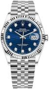 Rolex Dameur 126234-0057 Datejust 36 Blå/Stål Ø36 mm