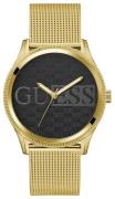 Guess Herreur GW0710G2 Reputation VALUE Sort/Guldtonet stål Ø44 mm