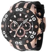 Invicta Herreur 46513 Subaqua Sort/Rosaguldtonet stål Ø51 mm