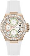 Guess Dameur GW0695L3 Selene Hvid/Gummi Ø39 mm