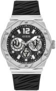 Guess Herreur GW0634G1 Multifunction Sort/Gummi Ø47.2 mm