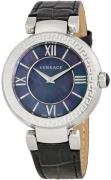 Versace Dameur VNC180017 Leda Lady Grå/Læder Ø37 mm