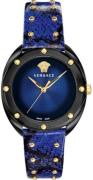 Versace Herreur VEBM00418 Shadov Sort/Læder Ø39 mm