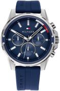 Tommy Hilfiger Herreur 1791791 Mason Blå/Gummi Ø45 mm