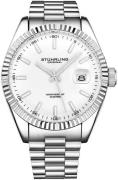 Stührling Original Herreur 3935.1 Lineage Hvid/Stål Ø42 mm