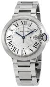 Cartier Herreur WSBB0040 Ballon Bleu De Sølvfarvet/Stål Ø40 mm