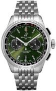 Breitling Herreur AB0118A11L1A1 Premier Chronograph 42 Grøn/Stål