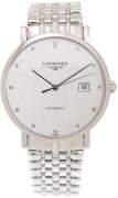Longines Herreur L4.910.4.77.6 Elegant Grå/Stål Ø39 mm