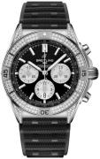 Breitling Herreur AB0134721B1S2 Chronomat B01 42 Sort/Gummi Ø42 mm
