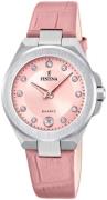Festina Dameur F20701-2 Mademoiselle Rosa/Læder Ø33 mm
