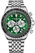 Stührling Original Herreur 1010.05 Monaco Race Way Grøn/Stål Ø44