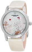 Stührling Original Dameur 433.01 Symphony Hvid/Læder Ø39 mm