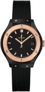 Hublot Dameur 581.CO.1181.RX Classic Fusion Sort/Gummi Ø33 mm