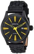 Invicta Herreur 23779 I-Force Sort/Læder Ø42 mm