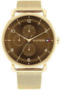 Tommy Hilfiger Dameur 1782663 Lily Brun/Gul guldtonet stål Ø40 mm