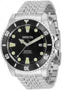 Invicta Herreur 33502 Pro Diver Sort/Stål Ø44 mm