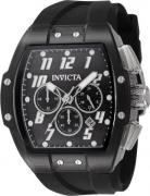Invicta Herreur 45480 S1 Rally Sort/Gummi Ø47 mm