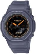 Casio Herreur GA-2100K-2AER G-Shock Sort/Resinplast Ø45.4 mm