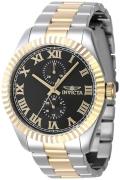 Invicta Herreur 47425 Specialty Sort/Gul guldtonet stål Ø43 mm