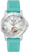 Bulova Dameur 96L325 Marine Star Hvid/Gummi Ø35 mm