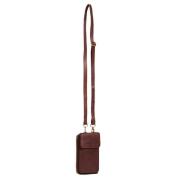 Stilfuld Mobil Taske Skind 100077 Dark Cognac