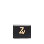 Sort læderpung med ZV-logo