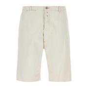 Moderne Chalk Denim Bermuda Shorts