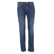 Super Slim Fit Jeans - Størrelse 34, Farve: Mørkeblå