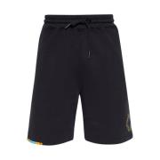 Sorte bomuld Bermuda shorts
