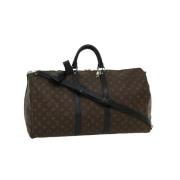 Brugt Brunt Lærred Louis Vuitton Keepall