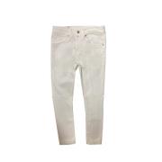 Slim-Fit Stretch Hvide Jeans