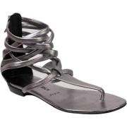 Sølv Gladiator Thong Sandaler
