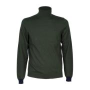 Militærgrøn Turtleneck Sweater