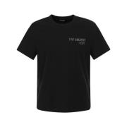 T-shirt med rund hals og logo