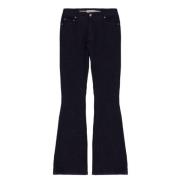 Mørkeblå Bootcut Denim Jeans