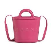 Fuchsia Bucket Taske - Moderne Luksus