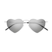 Sølv Geometriske Solbriller