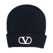 Beanie med logo patch
