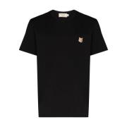 Sorte T-shirts og Polos med rævehoved-patch