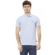 Trend Light Blue Cotton Polo Shirt