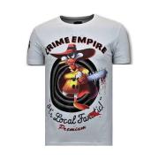 Luksus Herre T-shirt - Crime Empire - 11-6389W