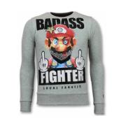 Mario Fight Club Sweater - Herretrøjer - 11-6298G