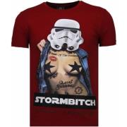 Stormbitch Rhinestone - Herre T-Shirt - 5770B