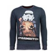 Stormbitch Rhinestone Sweater - Tyk Trøje Herre - 5911B