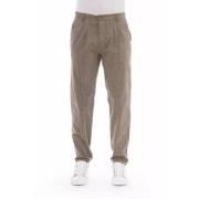 Trend Beige Bomuld Jeans Pant